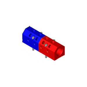 Anodized Aluminum Manifolds with Divider